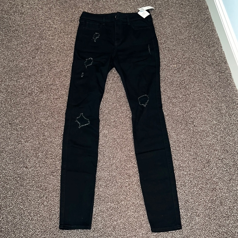 Hollister black high rise super skinny W27 L32